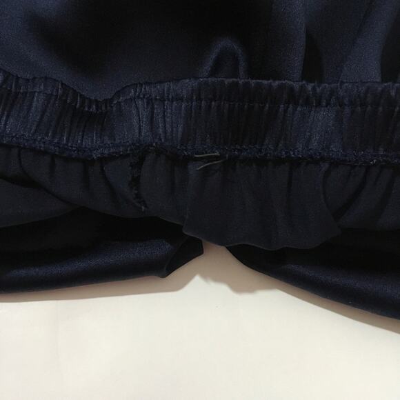 Calvin Klein Vintage Silk Pants - Blue - 6 - Picture 2 of 11